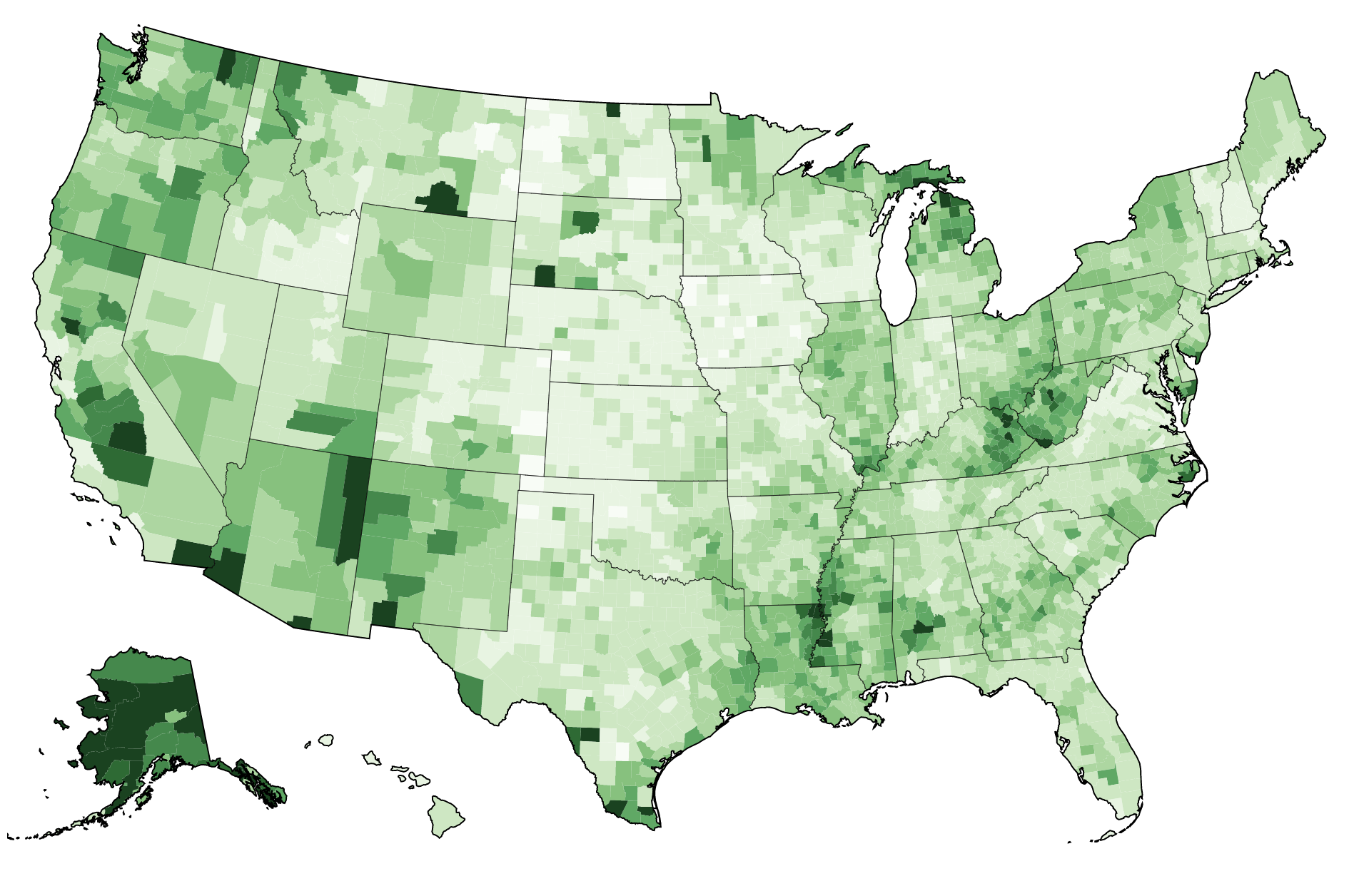 Choropleth map