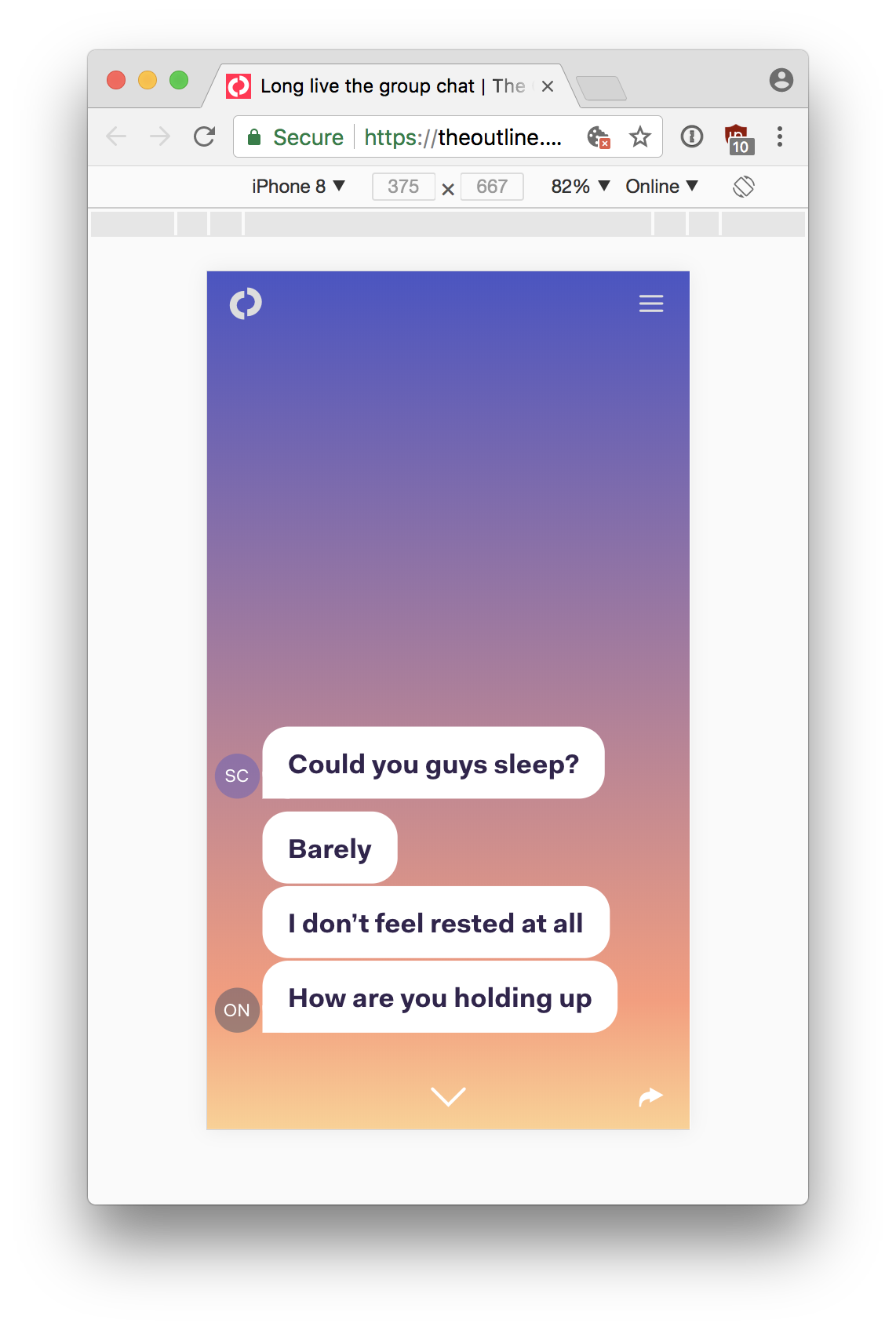 Long live group chat from Outline