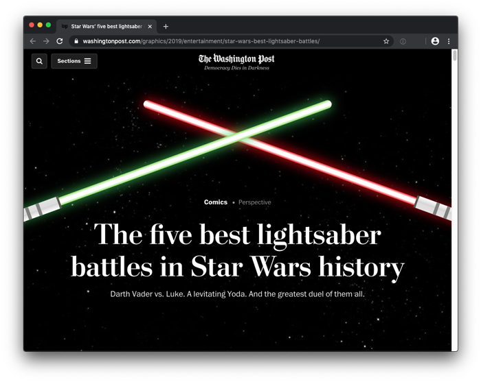 Star Wars best light saber battles