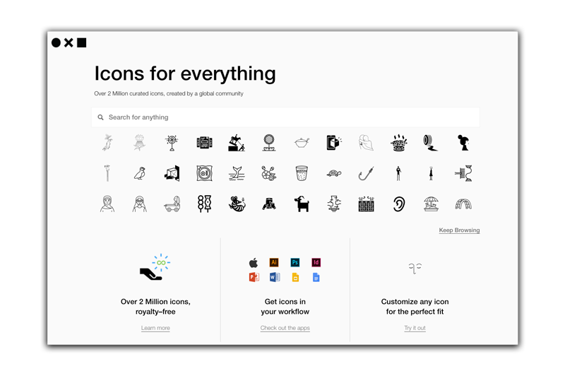 the noun project cross section