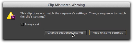 Clip mismatch settings